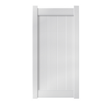 6' Tall x 3' Wide Single Swing Vinyl Gate For Vinyl Fences (AFC-013)