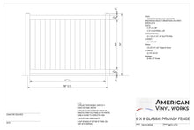 [300 Feet of Fence] 6' Tall Privacy AFC-373 Vinyl Complete Fence Package