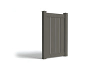 5' Tall x 3' Wide Single Swing Vinyl Gate For Vinyl Fences (AFC-006)
