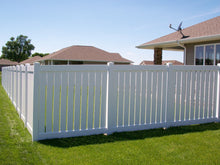 [75 Feet of Fence] 6' Tall Semi-Privacy AFC-030 Vinyl Complete Fence Package