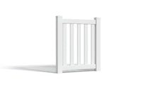 4' Tall x 3' Wide Single Swing Vinyl Gate For Vinyl Fences (AFC-17)