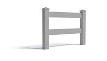 3' Tall x 3' Wide Single Swing Vinyl Gate For Vinyl Fences (AFC-302)
