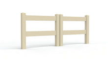 3' Tall x 6' Wide Double Drive Swing Vinyl Gate For Vinyl Fences (AFC-302)