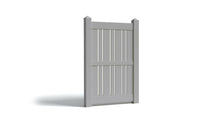 6' Tall x 4' Wide Single Swing Vinyl Gate For Vinyl Fences (AFS-23)