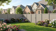 [100 Feet of Fence] 6' Tall Privacy AFC-373 Vinyl Complete Fence Package