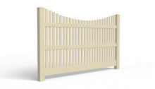 [350 Feet of Fence] 5' Tall Underscallop AFC-003 Vinyl Complete Fence Package