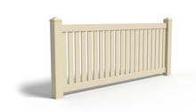[200 Feet of Fence] 4' Tall Closed Picket AFC-17 Vinyl Complete Fence Package