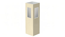 4" x 4" x 60" x .135 Corner Post For Vinyl Fences (AFC-16)