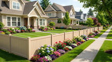 [PRICE PER FOOT] 6' Tall Privacy AFC-373 Vinyl Fence