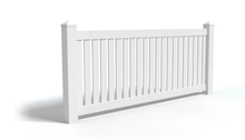 [250 Feet of Fence] 4' Tall Closed Picket AFC-17 Vinyl Complete Fence Package