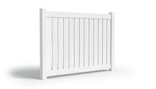 6' Tall x 8' Wide Semi-Privacy Fence Panel w/ 5-1/2" Rail For Vinyl Fences (AFC-C62)