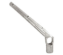 2-1/2" x 1-5/8" Steel 3 Strand Barbed Wire Arm for Chain Link Fences