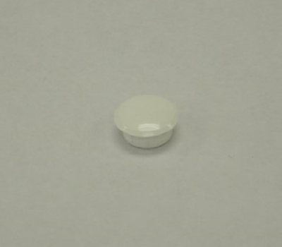 White Plug Cap 5/8