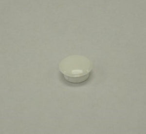 White Plug Cap 5/8"