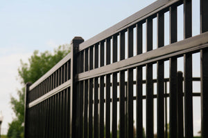 [50' Length] 6' Ornamental Flat Top Complete Fence Package
