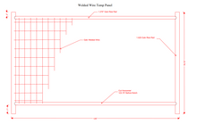 Anti-Climb Temporary Fence Panel- Bundle- 6'6" Tall x 10'-5" Wide